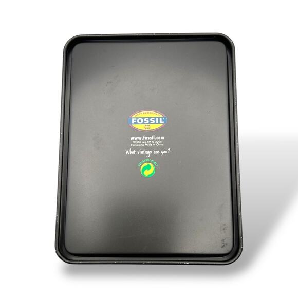 Vintage 2006 Authentic Fossil Shift Computer Watch Tin - Picture 3 of 4